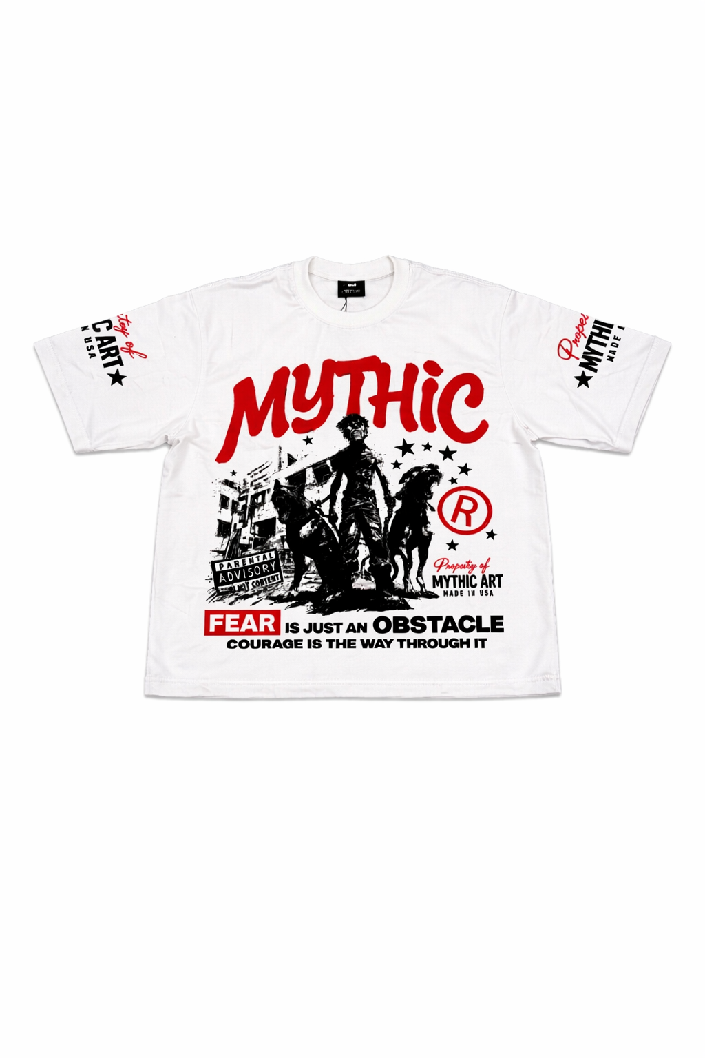 Mythic “Courage Over Fear” Graphic Tee